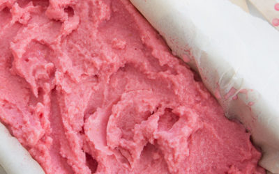 Strawberry Buttermilk Sherbet