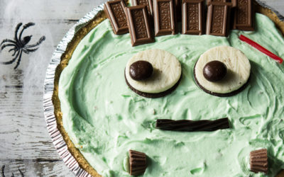 Pistachio Cream Frankenstein Pie