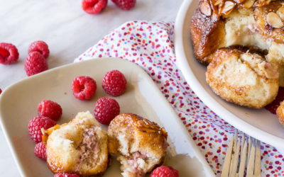 Raspberry Cheesecake Monkey Bread