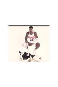 Deandra Ayton of the Phoenix Suns with Milk Cow