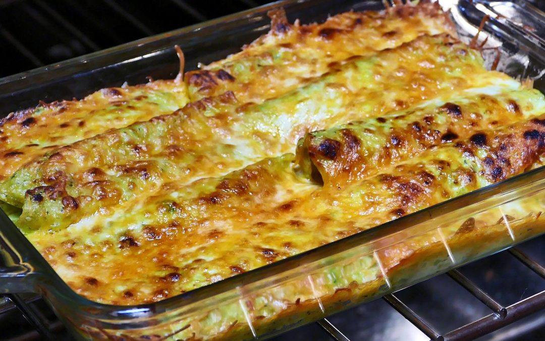 Guacamole Salsa Enchiladas