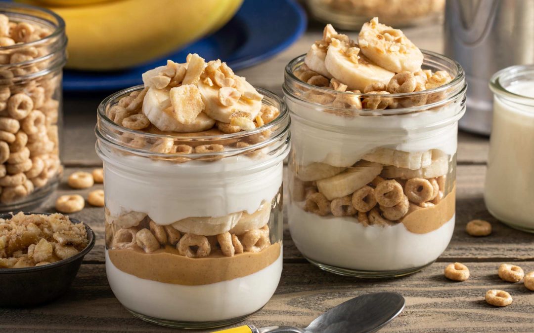 Banana Peanut Butter Yogurt Parfait