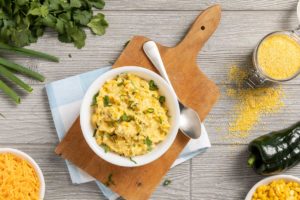 Green Chili Corn Grits horizontal