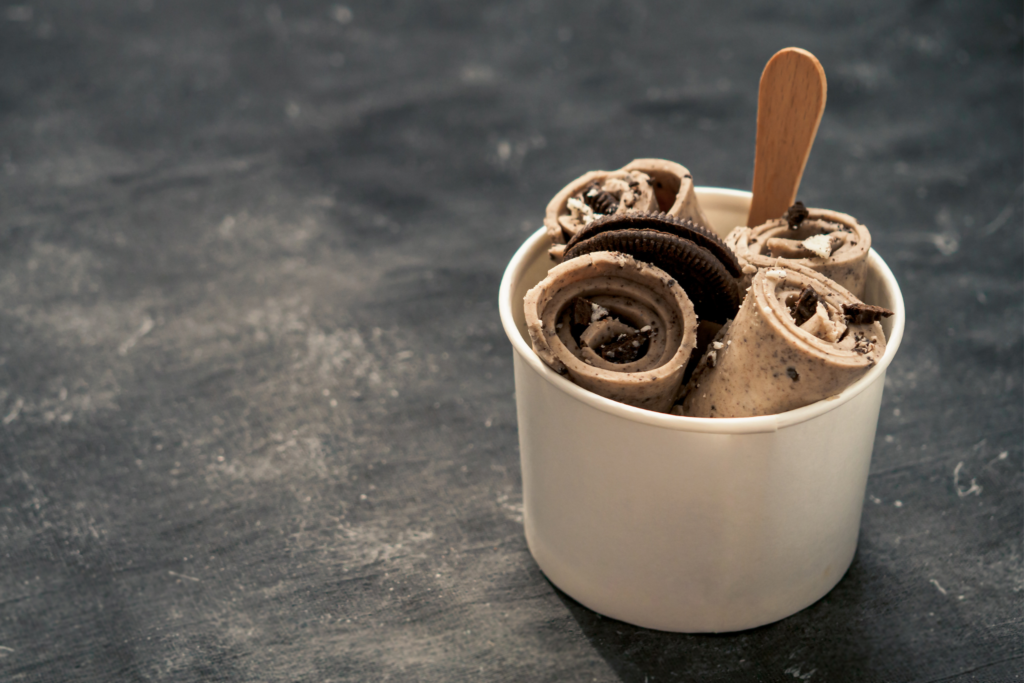 Cookies and Cream Rolled Ice Cream Arizona Milk Producers