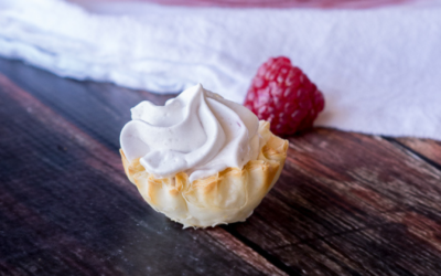 White Chocolate Raspberry Mousse Tartlets